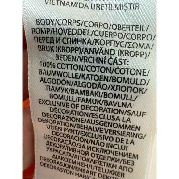 Polo Ralph Lauren Men’s Cotton Polo Shirt Orange Size L Classic Fit Logo - Picture 7 of 8